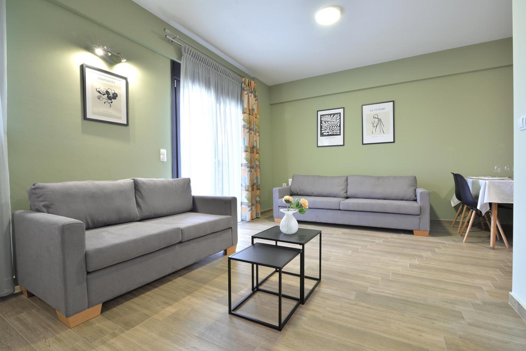 Niel Holiday Apartments, Panel Hospitality Homes & Villas Leptokarya  Exterior foto